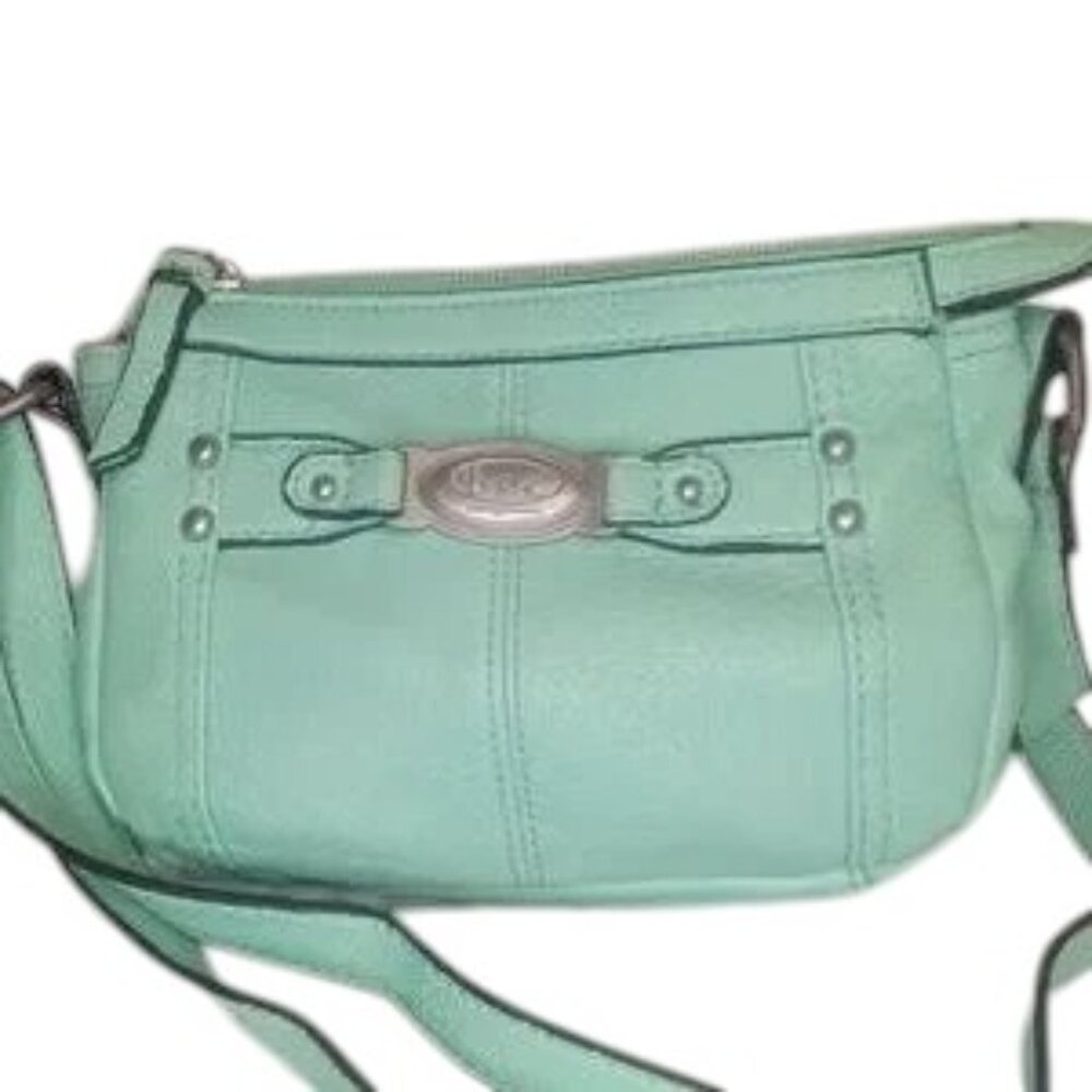boc | small crossbody | top zip | mint green guc